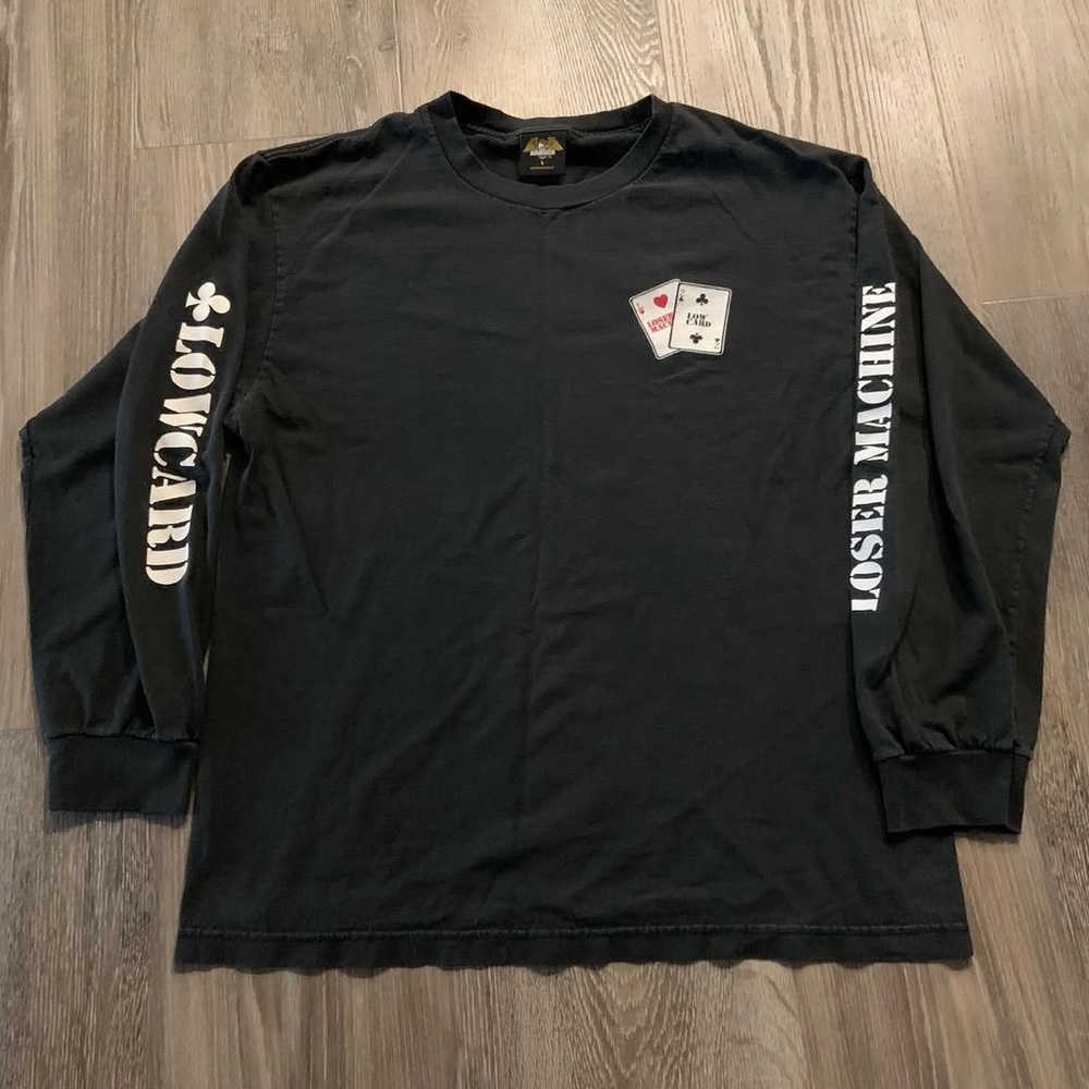 Loser Machine x Low Card Black Long Sleeve Tee
